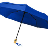 21-дюймовый зонт автомат Bo из переработанного ПЭТ-пластика, ярко-синий, арт. 028435503