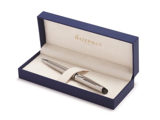 Шариковая ручка Waterman Expert 3, цвет: Stainless Steel CT, стержень: Mblue, арт. 028491303