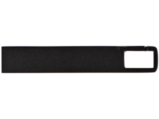 USB 2.0- флешка на 32 Гб c подсветкой логотипа Hook LED, темно-серый, синяя подсветка (32Gb), арт. 028559903