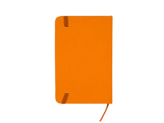 Блокнот А6 CORAL в твердой обложке из кожзама, оранжевый, арт. 028511503