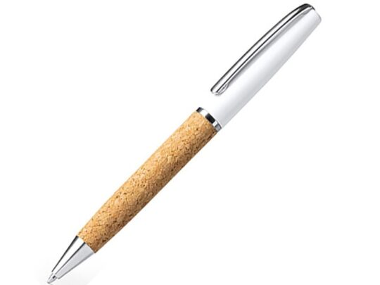 Ручка шариковая ALTON из натуральной пробки и металла, натуральный/серебристый, арт. 028442403