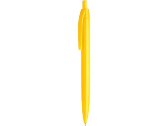 Ручка пластиковая шариковая STIX, синие чернила, желтый, арт. 028450403