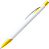 Ручка пластиковая шариковая CITIX, белый/желтый, арт. 028452703