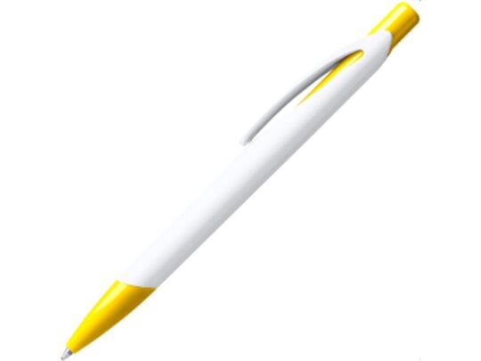 Ручка пластиковая шариковая CITIX, белый/желтый, арт. 028452703