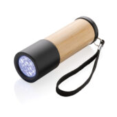 Карманный фонарик из бамбука и переработанного пластика RCS, арт. 028525006