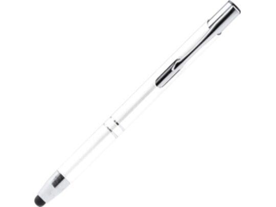 Ручка-стилус металлическая шариковая KRUGER, белый, арт. 028502503