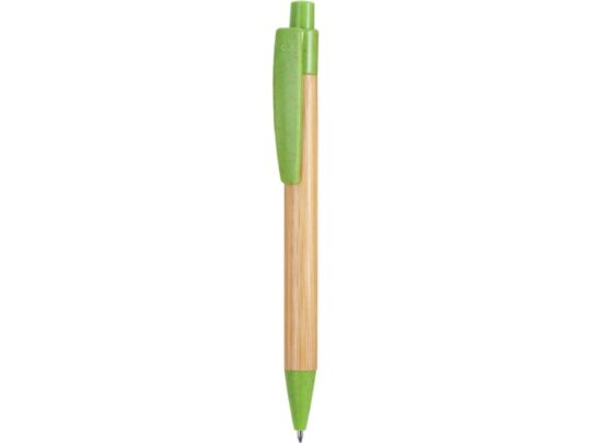 Шариковая ручка STOA с бамбуковым корпусом, зеленое яблоко, арт. 028443803