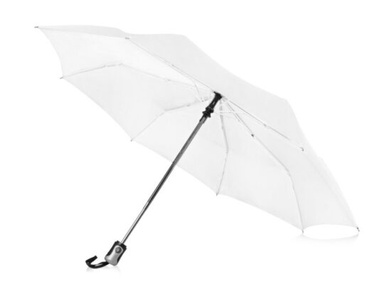 Зонт Alex трехсекционный автоматический 21,5, белый, арт. 028554603