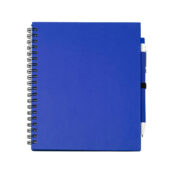 Блокнот LEYNAX с ручкой из переработанного картона, королевский синий, арт. 028513103
