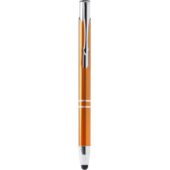 Ручка-стилус металлическая шариковая KRUGER, апельсин, арт. 028501803