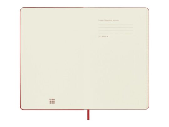 Записная книжка 12 месяцев на 2024 год, в твердой обложке, красный, Large, 13х21, арт. 028563303