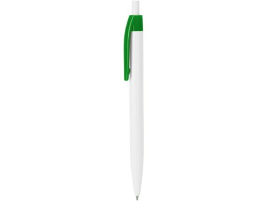 Ручка пластиковая шариковая HINDRES, белый/папоротник, арт. 028448403