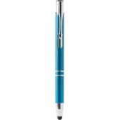 Ручка-стилус металлическая шариковая KRUGER, голубой, арт. 028502203