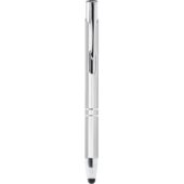 Ручка-стилус металлическая шариковая KRUGER, серебристый, арт. 028502303