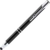 Ручка-стилус металлическая шариковая KRUGER, черный, арт. 028502603