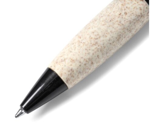 Ручка шариковая LIKA из пшеничного волокна, бежевый/черный, арт. 028445303