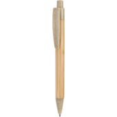 Шариковая ручка STOA с бамбуковым корпусом, бежевый, арт. 028443603