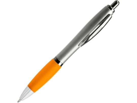 Ручка пластиковая шариковая CONWI, серебристый/апельсин, арт. 028446603