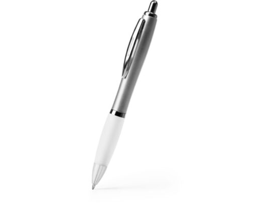 Ручка пластиковая шариковая CONWI, серебристый/белый, арт. 028447003
