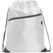 Рюкзак-мешок NINFA с карманом на молнии, белый, арт. 028578503