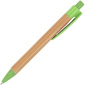 Шариковая ручка STOA с бамбуковым корпусом, зеленое яблоко, арт. 028443803