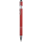 Ручка-стилус металлическая шариковая BORNEO, красный, арт. 028456703