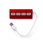 USB-хаб PLERION, красный, арт. 028440503