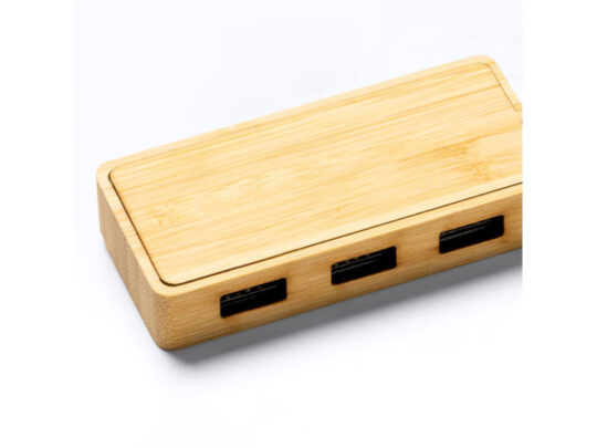 USB-хаб NEPTUNE, древесина/белый, арт. 028437203