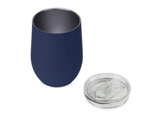 Термокружка Sense Gum, soft-touch, непротекаемая крышка, 370мл, темно-синий 295C, арт. 028756303