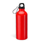 Бутылка алюминиевая с карабином, 800 мл, красный, арт. 028689103