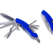 Мультитул-складной нож Demi 11-в-1, серебристый/синий, арт. 028715703