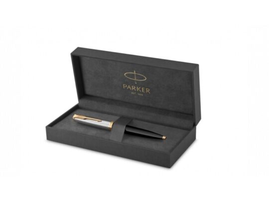 Шариковая ручка Parker 51 Premium Black GT, стержень: M, цвет чернил: black, в подарочной упаковке., арт. 028605103
