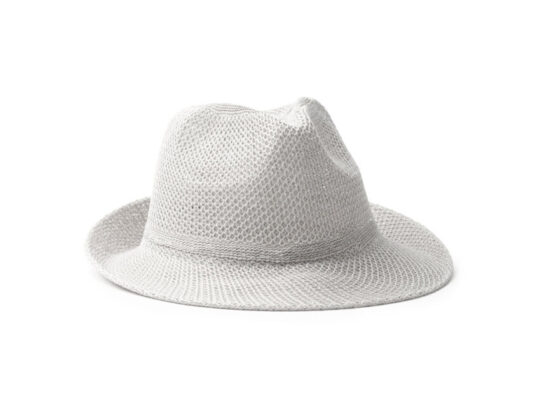 Элегантная шляпа BELOC из синтетического материала с тесьмой, белый, арт. 028778503