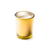 Свеча ароматическая KIMI, ваниль, золотистый, арт. 028729503