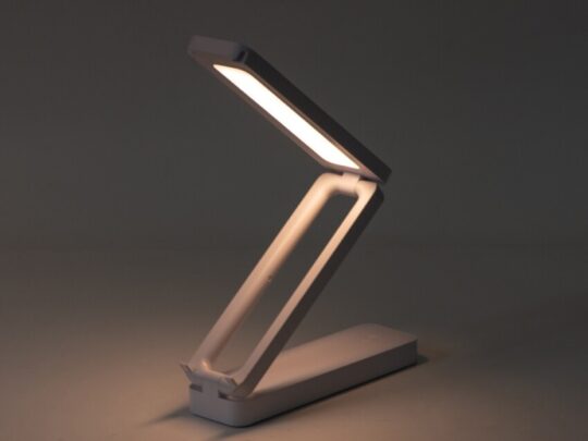 Складывающаяся LED лампа с беспроводной зарядкой Lightfold, белый, арт. 028603903