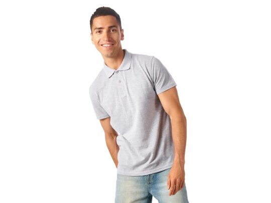 Рубашка поло First 2.0 мужская, серый меланж (S), арт. 028666103