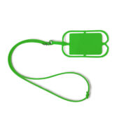 Силиконовый шнурок DALVIK с держателем мобильного телефона и карт, папоротник, арт. 028785703