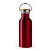 Бутылка BOINA из нержавеющей стали 304 и бамбука, красный, арт. 028684103