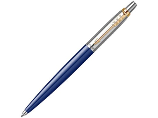 Шариковая ручка Parker Jotter K160, цвет: Blue/GT, стержень: M, цвет чернил: blue, в подарочной упак, арт. 028670003