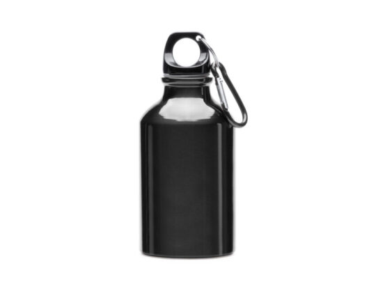 Алюминиевая бутылка с карабином YACA, черный, арт. 028690503
