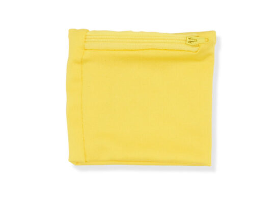 Эластичный браслет с карманом на молнии SPEED, желтый, арт. 028777403