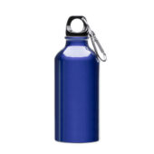 Алюминиевая бутылка ATHLETIC с карабином, 400 мл, королевский синий, арт. 028690103