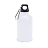 Алюминиевая бутылка с карабином YACA, белый, арт. 028690403