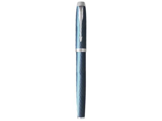 Перьевая ручка Parker IM Premium Blue Grey CT, перо: F, цвет чернил: blue, в подарочной упаковке., арт. 028600603