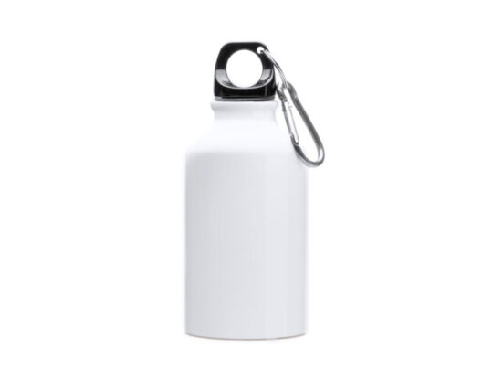 Алюминиевая бутылка с карабином YACA, белый, арт. 028690403