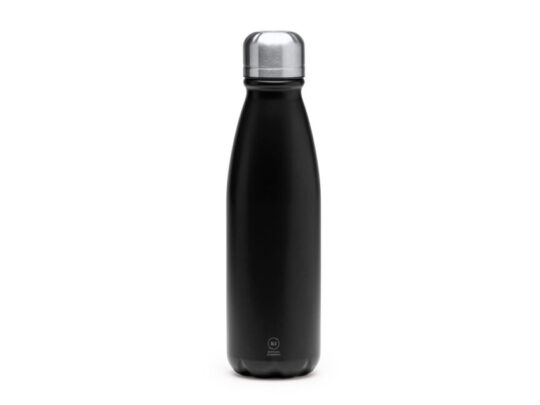 Бутылка KISKO из переработанного алюминия, 550 мл, черный, арт. 028688703