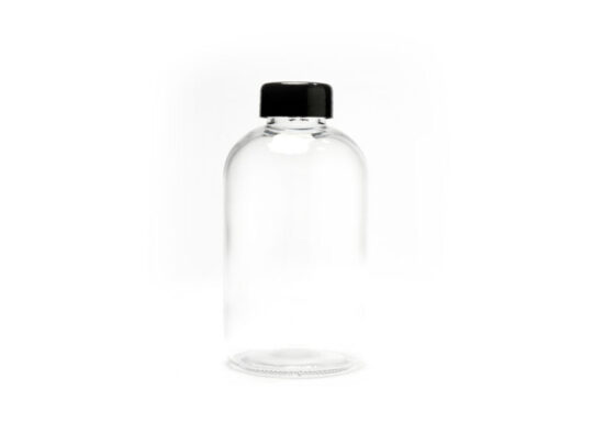 Бутылка стеклянная KASTER в неопреновом чехле, 600 мл, черный, арт. 028678003