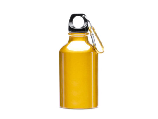 Алюминиевая бутылка с карабином YACA, желтый, арт. 028690603