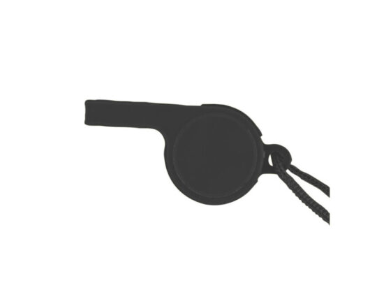 Свисток CARNIVAL с ремешком на шею, черный, арт. 028781003