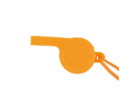 Свисток CARNIVAL с ремешком на шею, апельсин, арт. 028780603